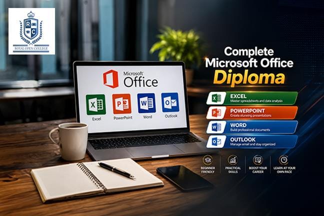 Diplôme certifié complet en Microsoft Office (Excel, Word, PowerPoint, Microsoft 365) avec certificat PDF