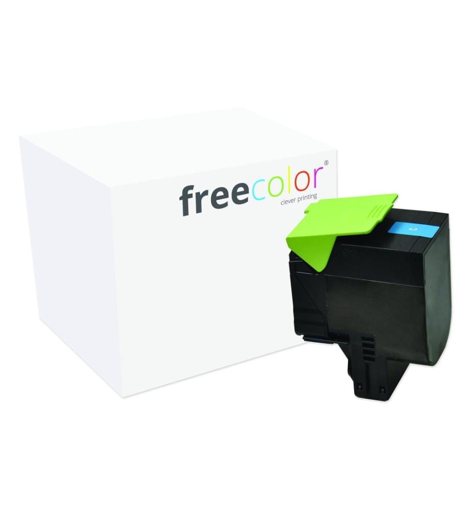 FREECOLOR - Toner Lexmark 70C2H00 Cyan