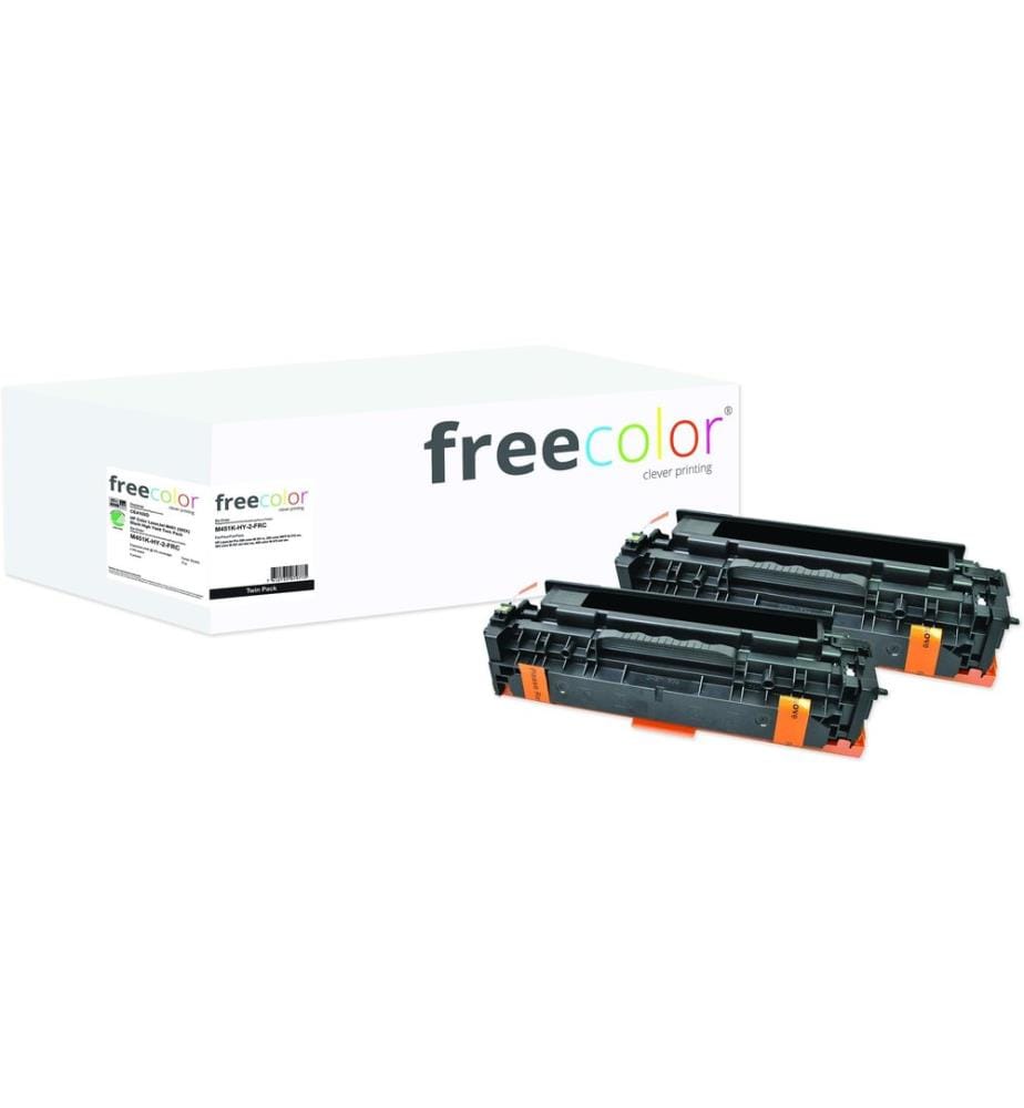 FREECOLOR - Toner HP CE410 (2 pièces) noir