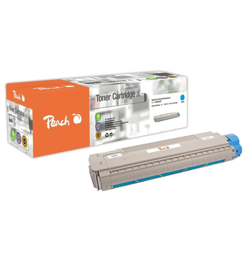 Peach Toner OKI 44844507 Cyan