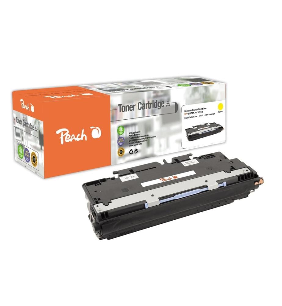Peach Toner HP N° 309A (Q2672A) Jaune