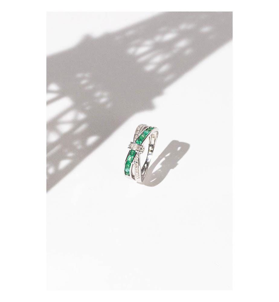 Bague Starky - Or Blanc 375/1000