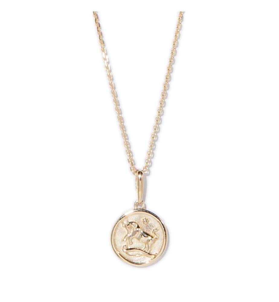 Pendentif Astro Lisse Taureau - Or Jaune 375/1000