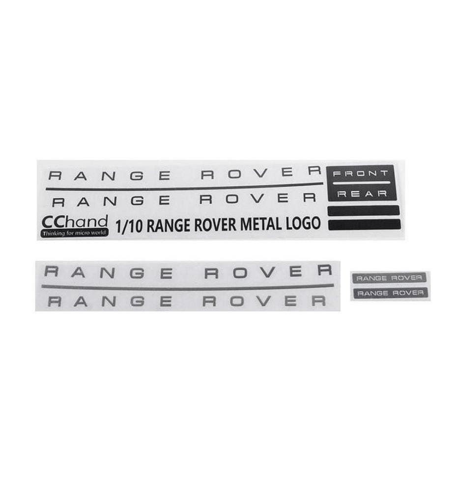 RC4WD - Emblème Metal JS Scale Range Rover Classic Set