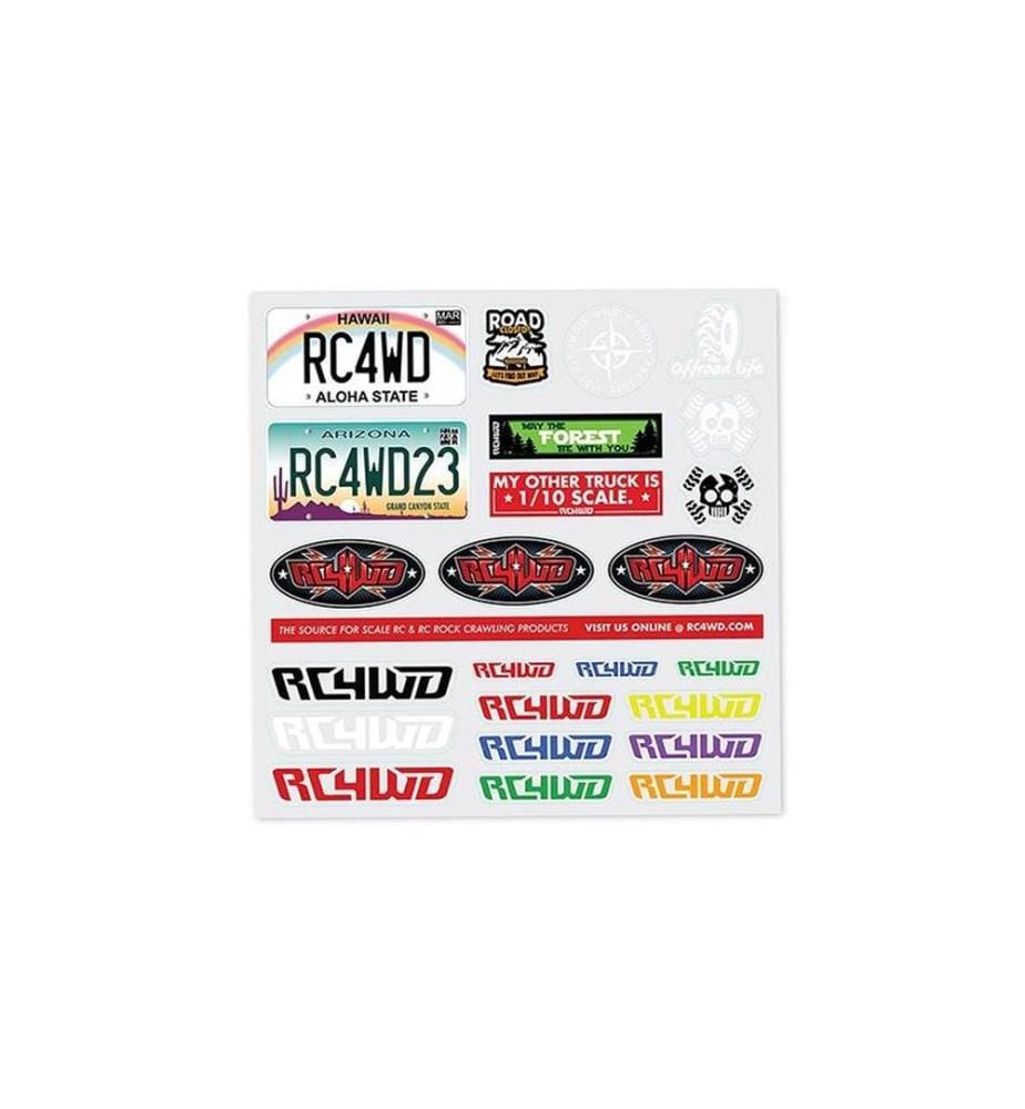 RC4WD - Autocollant RC4WD - petit