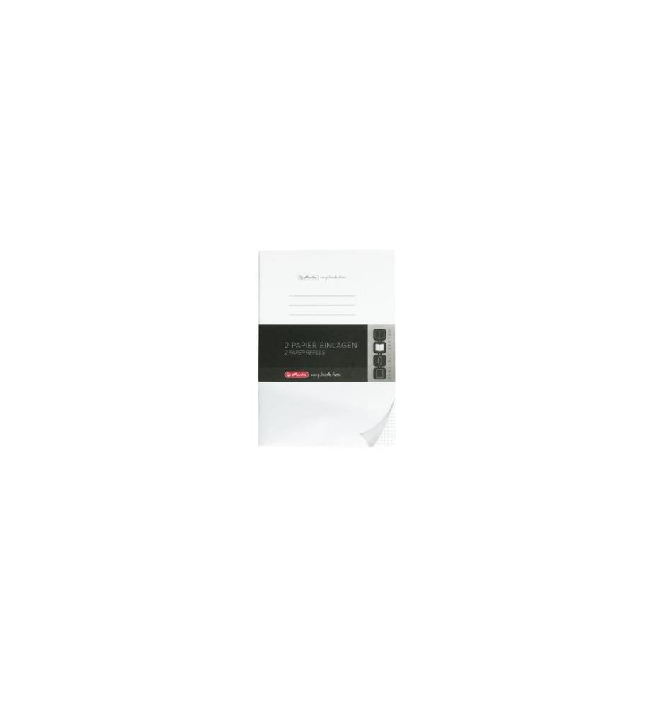 HERLITZ - Bloc-notes A5, au carré, 2x40 feuilles