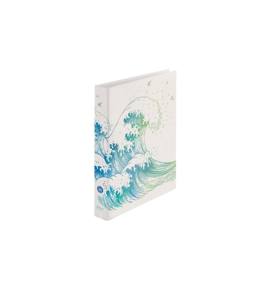 HERLITZ - Classeur à anneaux MaX GREENline Puits 2.5 cm, Multicolore