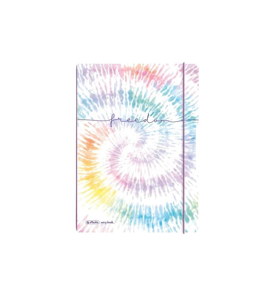HERLITZ - Carnet de notes Batik Freedom A4, 2 x 40 p., ligné/cartonné