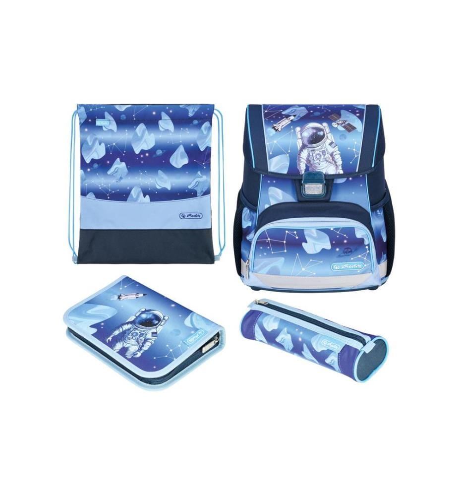 HERLITZ - Set de cartable Loop Plus Cosmic Explorer 17 l