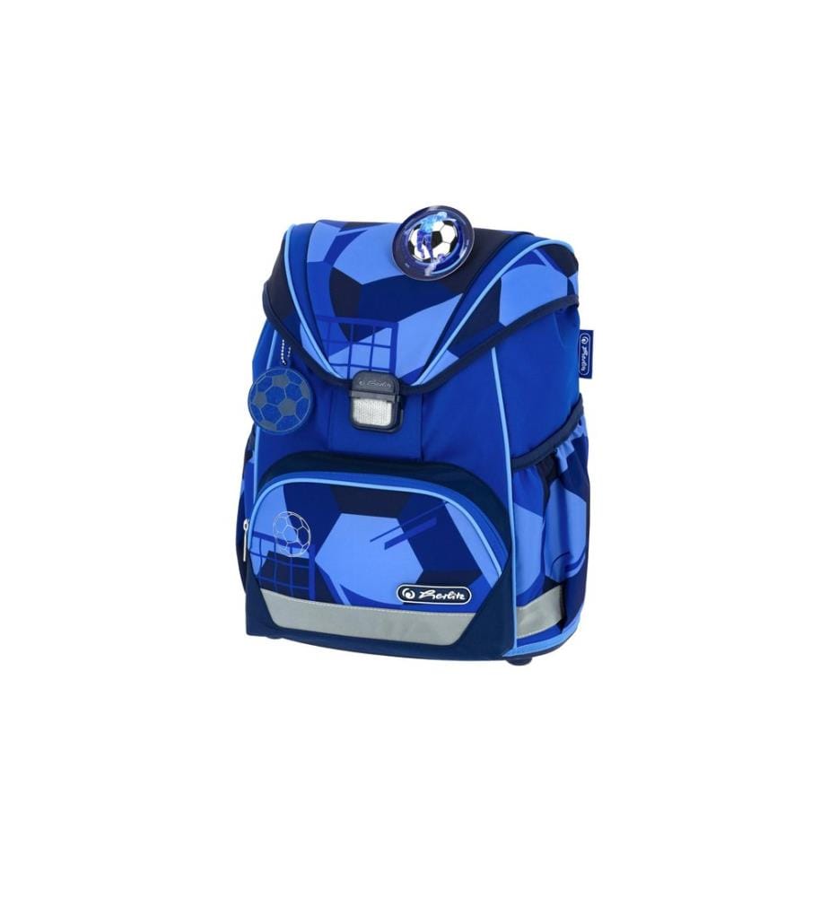 HERLITZ - Ensemble de sacs à dos pour lécole UltraLight Plus Blue Goal 4 pièces 16 l