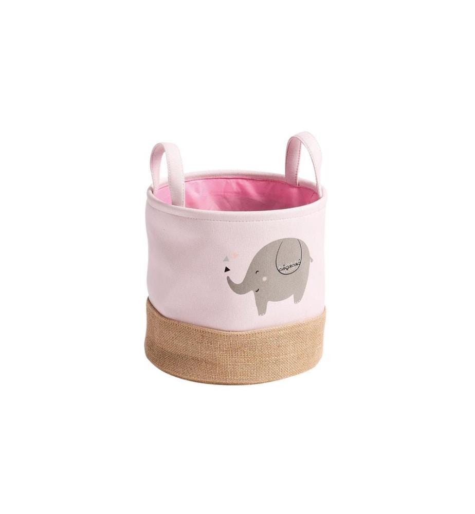 ZELLER - Present Panier à jouets Éléphant 30 x 30 x 29 cm