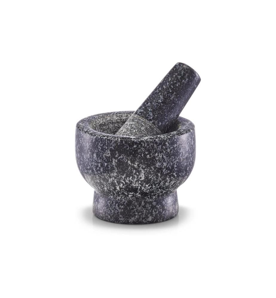 ZELLER - Present Mortier et pilon 9 cm, Granit