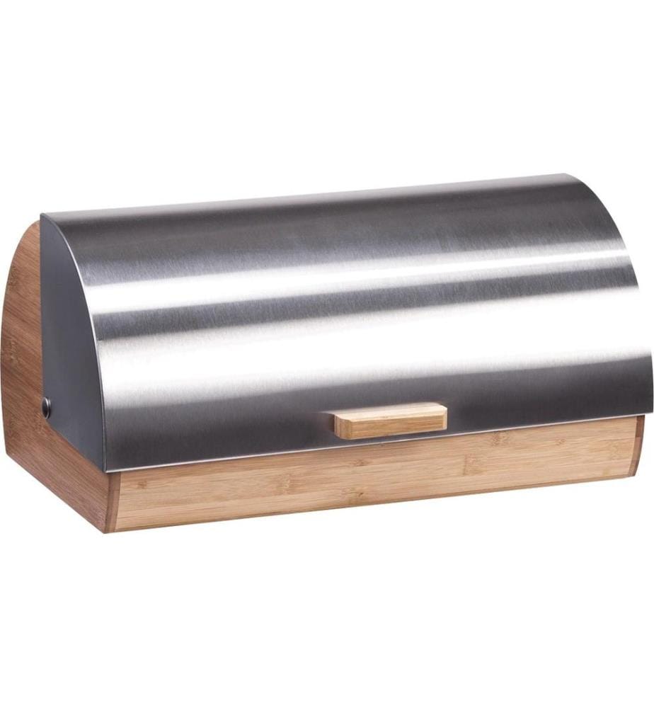 Zeller Present boîte à pain 39 x 25.5 x 18.5 cm, argent
