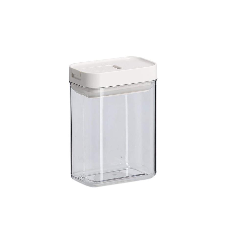 Boîte de conservation Zeller Present couvercle sous vide 0.67 l, Transparent/Blanc