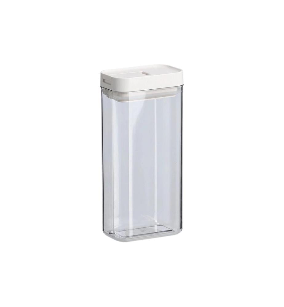 Zeller Present Boîte de conservation couvercle sous vide 1.1 l, Transparent/Blanc