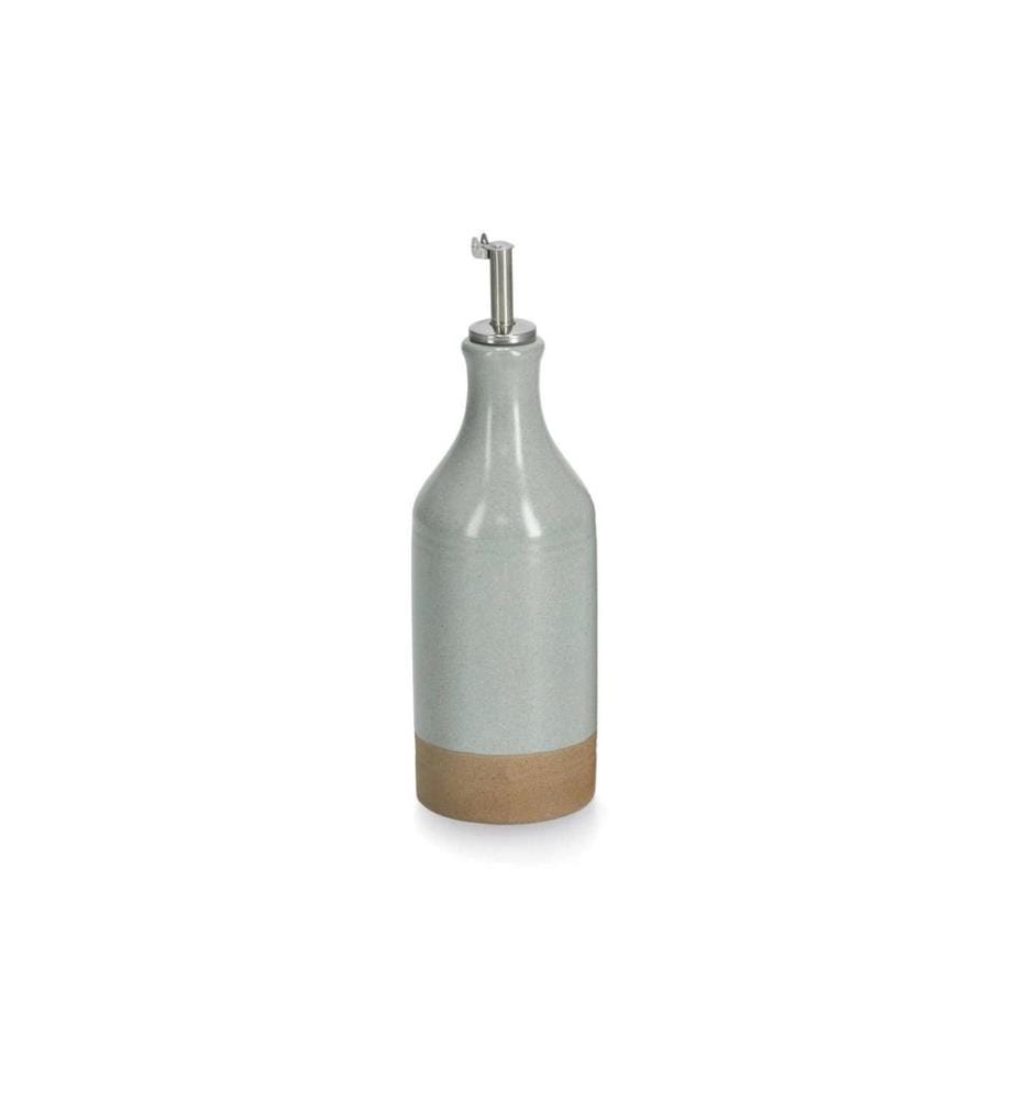 Zeller Present Bouteille de vinaigre et d'huile 420 ml Faïence acier inoxydable 420 ml