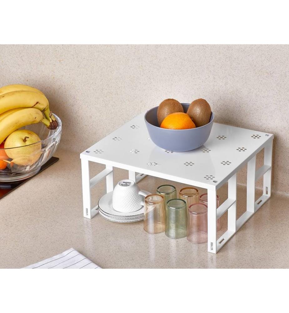 Lot de 3 organiseurs de cuisine - Blanc