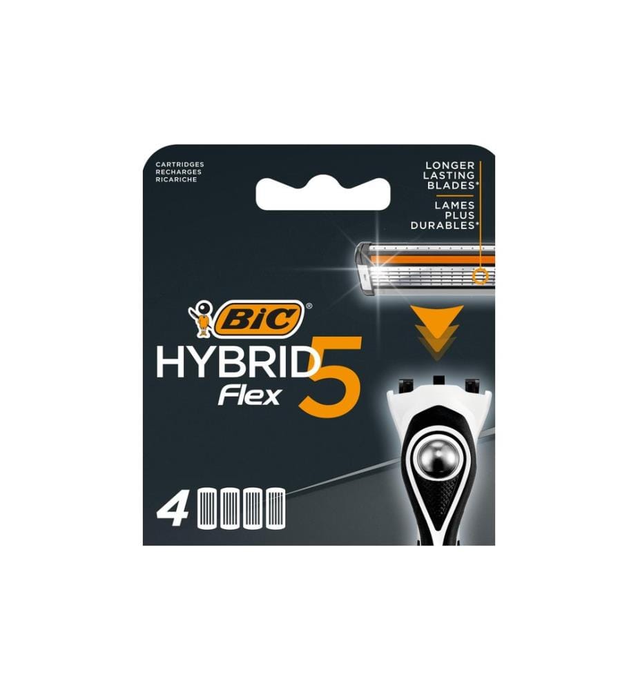 BIC - Lames de rasoir Hybrid 5 Flex 4 Pièce/s
