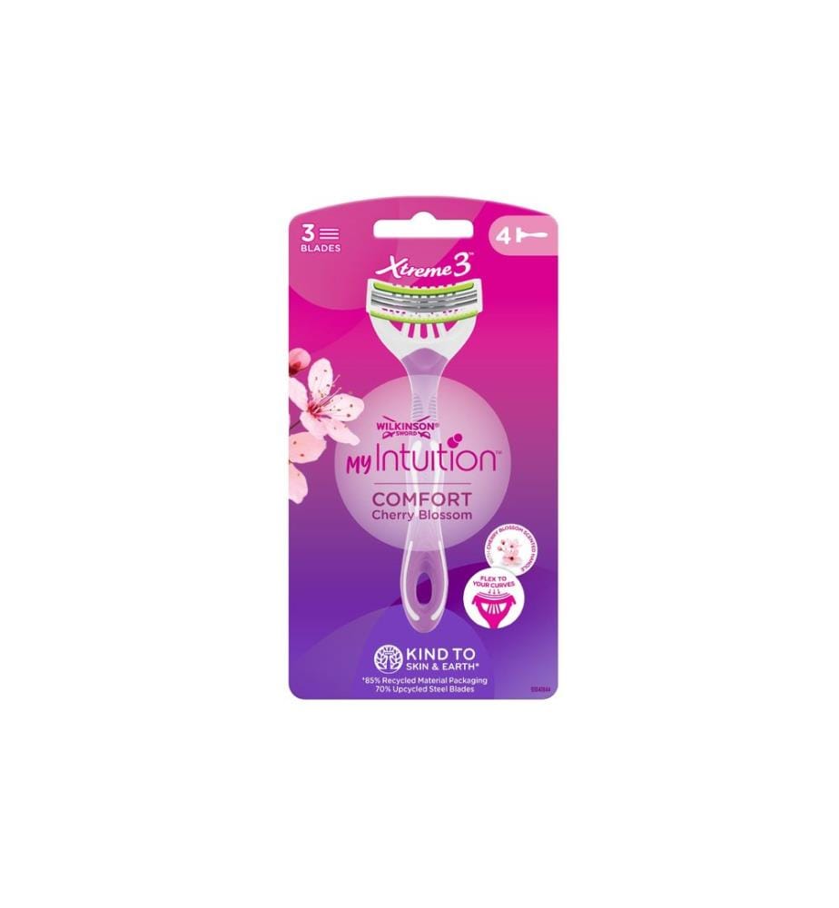 Wilkinson - Rasoir My Intuition Xtreme Comfort Cherry Blossom 4 pièces