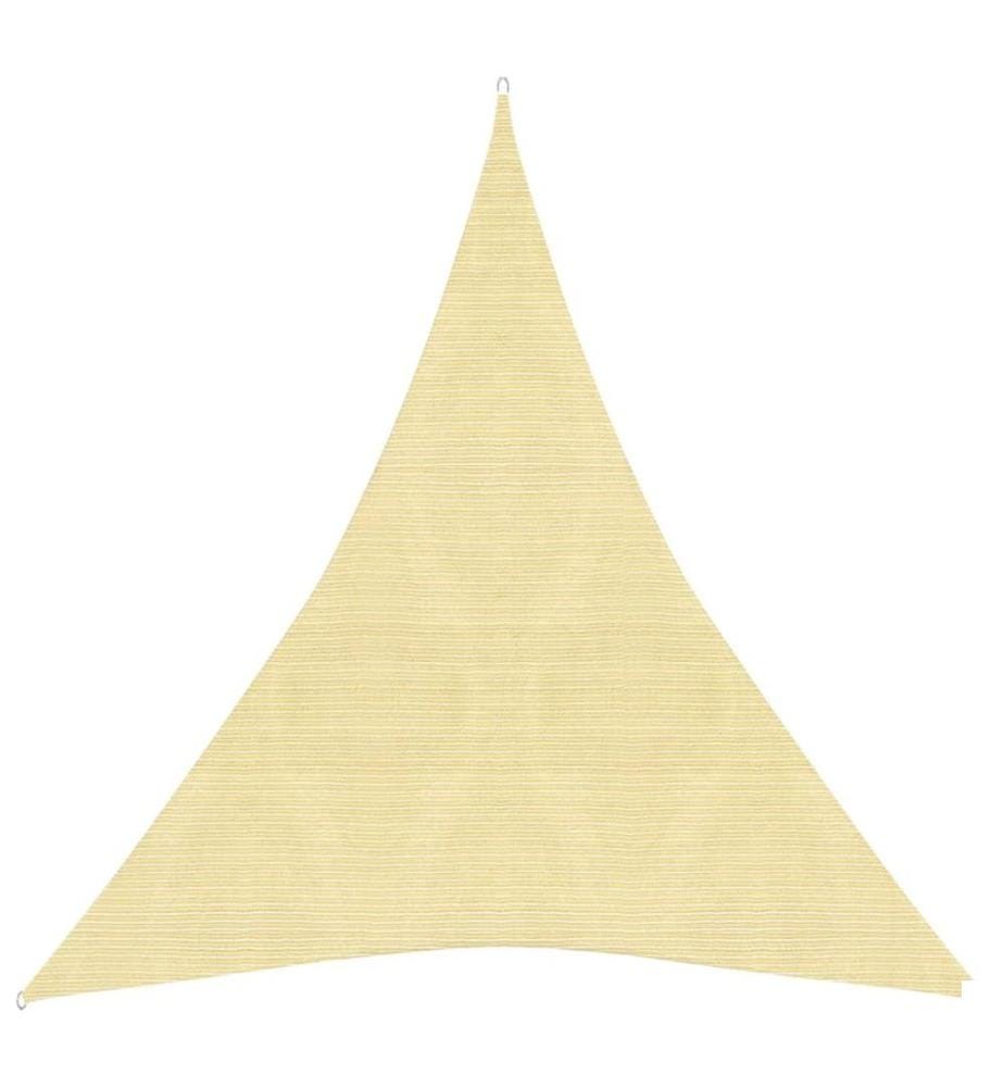 Voile d'ombrage 160 g/m² Beige 4x5x5 m PEHD