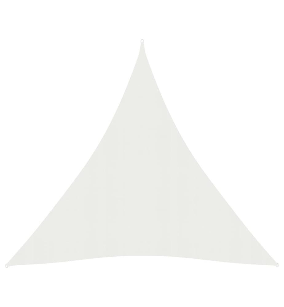 Voile d'ombrage 160 g/m² Blanc 4x5x5 m PEHD