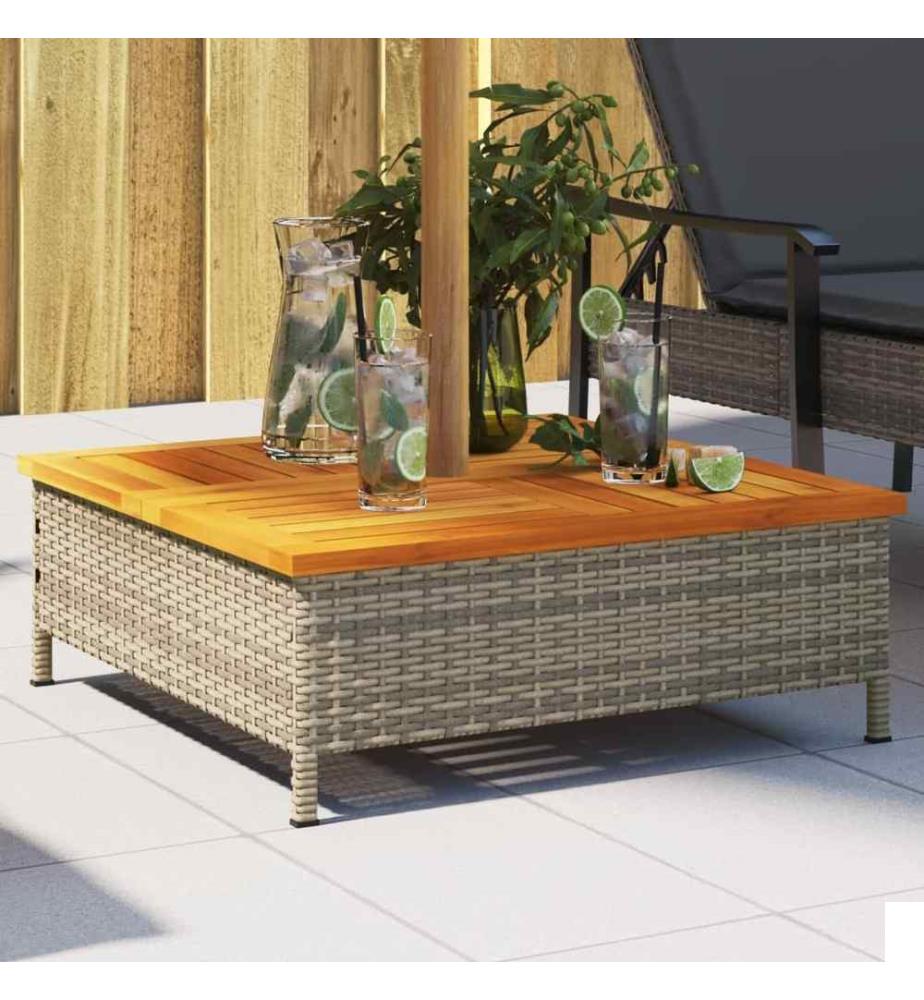 Couvercle de base de parasol gris 70x70x25 cm