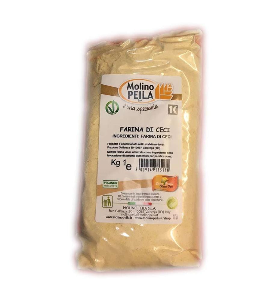 Molino Peila Farine de pois chiches végétalienne sans gluten - 1 x 1000 g