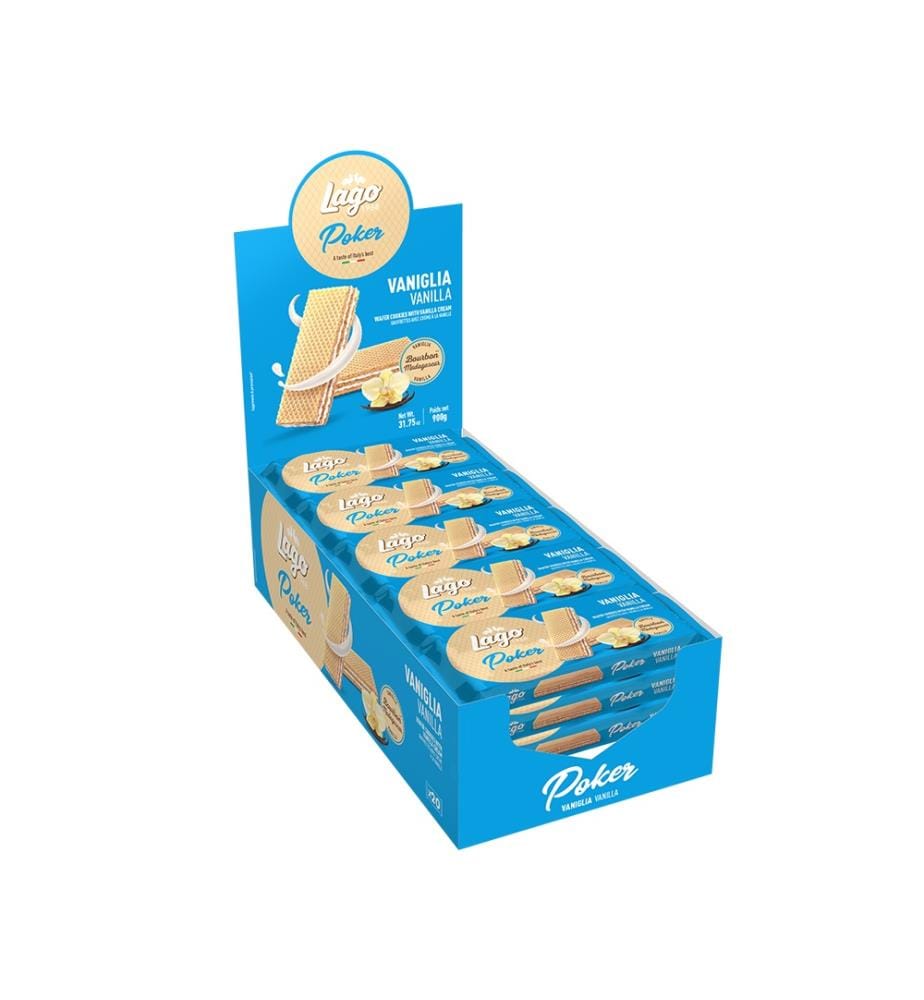 Présentoir Poker Vanille - 20 x 45 g