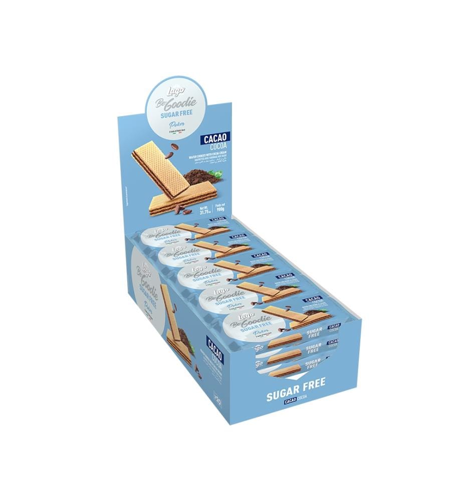 Présentoir Poker Cacao sans sucre - 20 x 45 g
