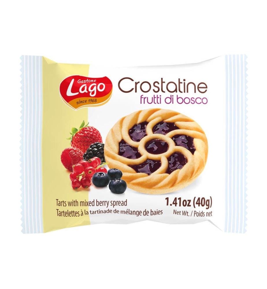 Tartelettes aux fruits de la forêt 6 x Gastone Lago - 3 x 240 g