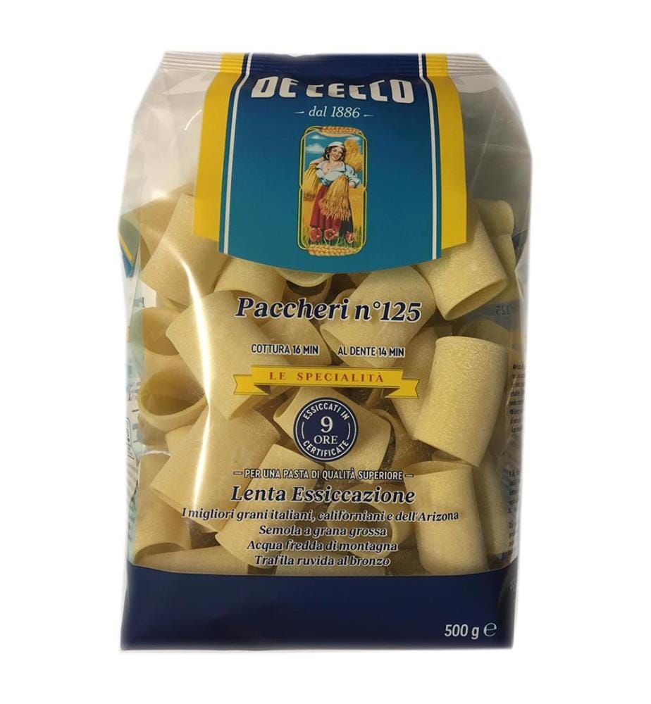 De Cecco 125 Paccheri - 6 x 500 g
