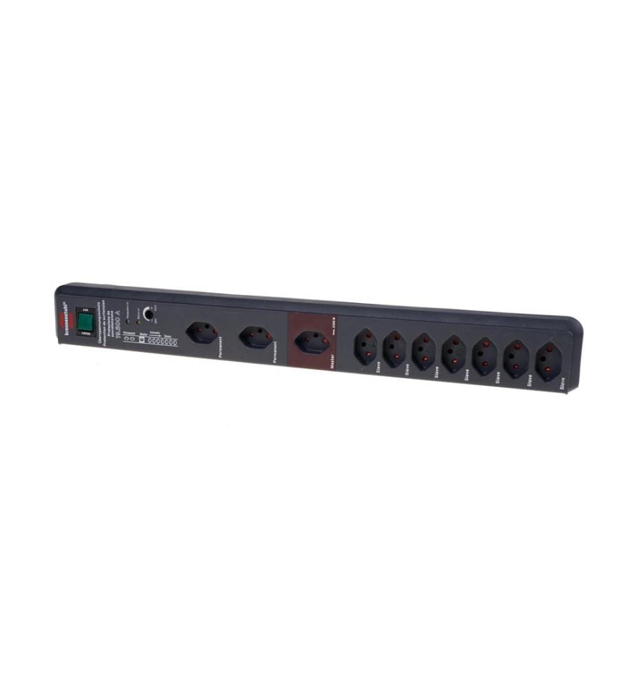 Brennenstuhl - Bloc multiprises maître-esclave Secure-Tec 10x T13