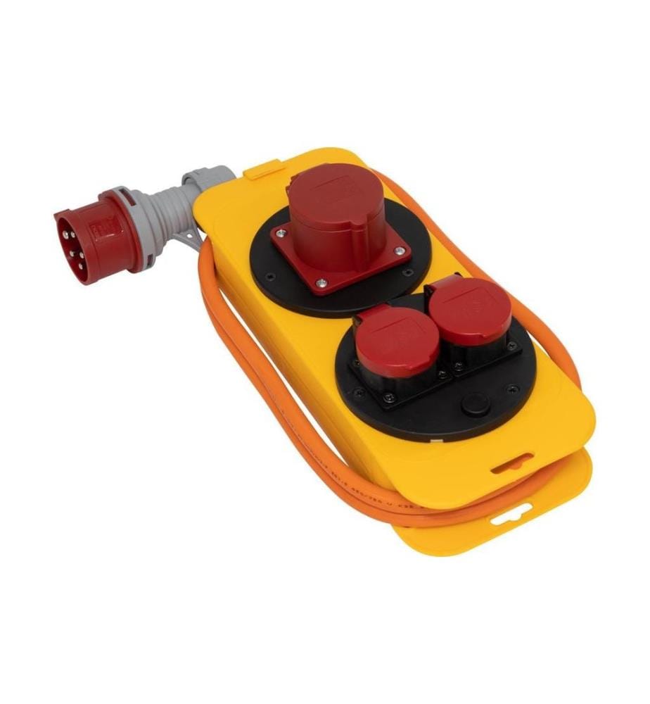 Brennenstuhl - Distributeurs de chantier K35 1x CEE/16-5 + 2x T25/5 2 m de câble d'alimentation