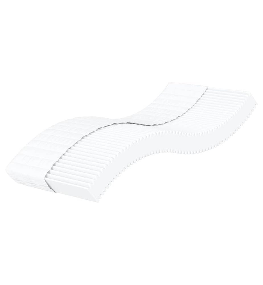 Matelas en mousse pour enfants blanc 80x160 cm dureté H2 H3