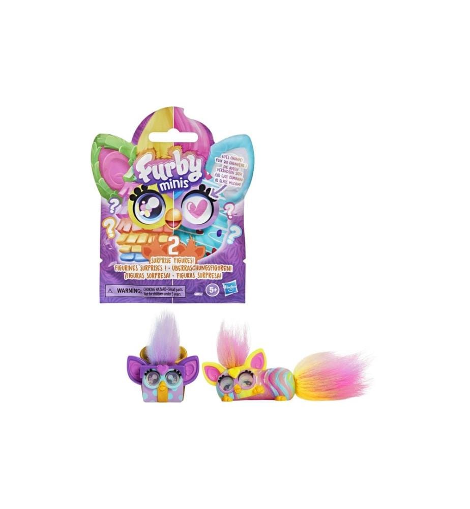 Furby - Lot de 2 mini-figurines à collectionner Assorti 2.5 cm,
