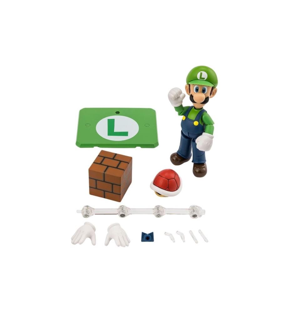 Tamashii Nations - Super Mario S.H. Figuarts Figurine Luigi