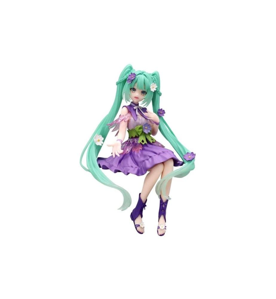 FuRyuu - Figurine Bouchon de nouille Hatsune Miku Fleur Fée Cosmos Purple