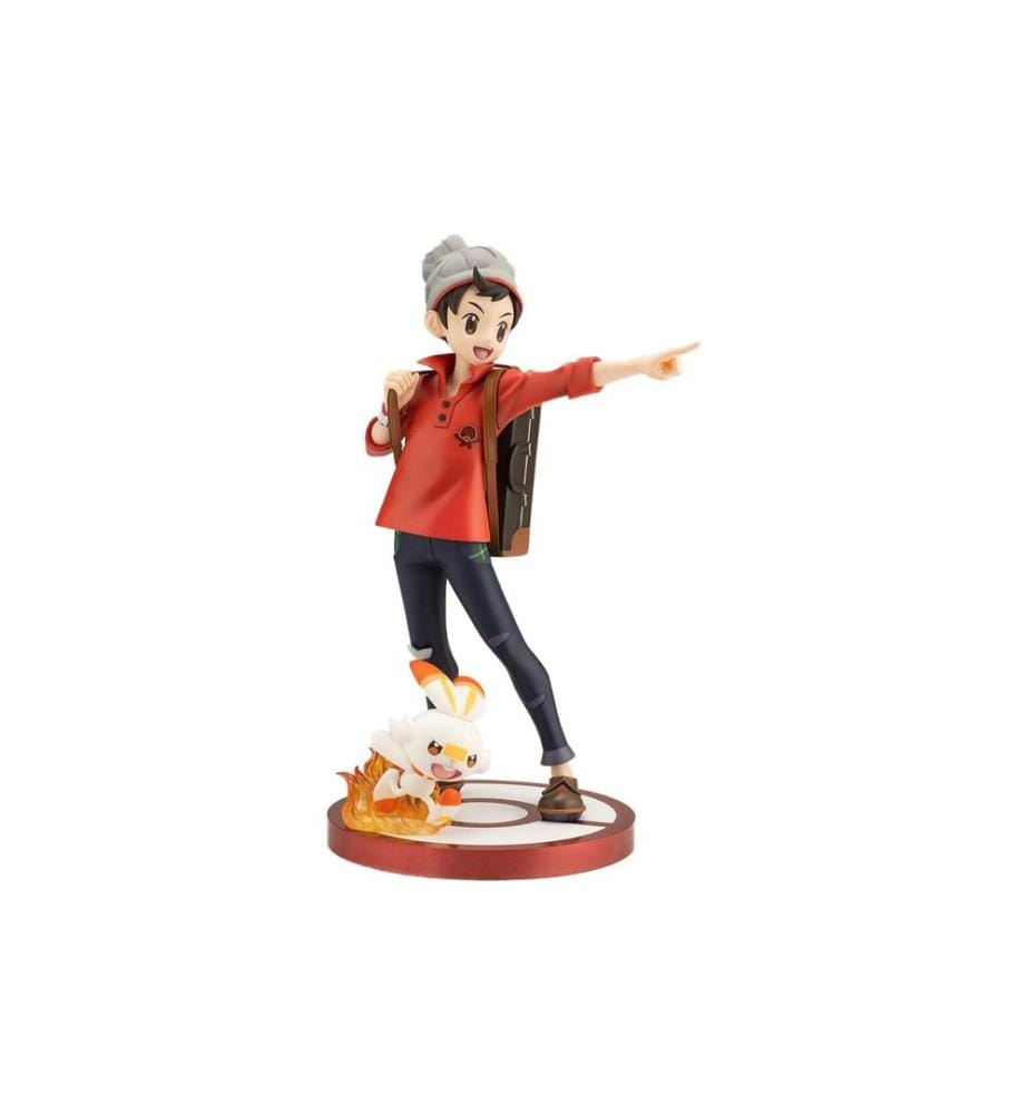 Kotobukiya - Figurine Pokémon ARTFXJ 1/8 Victor & Hopplo
