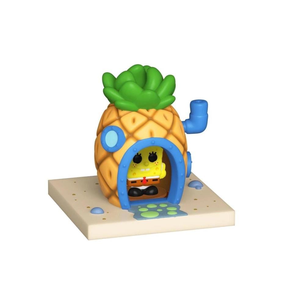 Funko - Figurine POP! Town Spongebob at Home