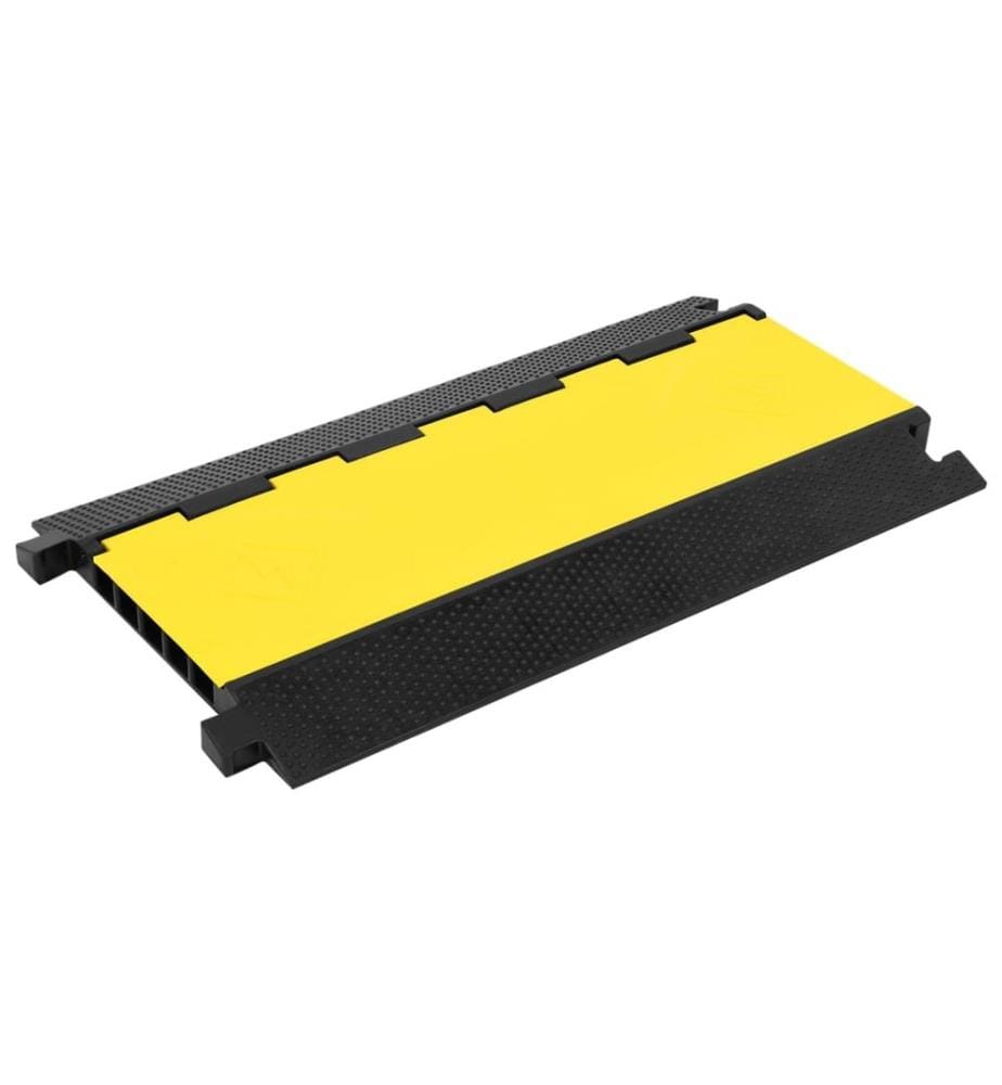 Rampe de protection de câble avec 5 canaux 90 cm caoutchouc