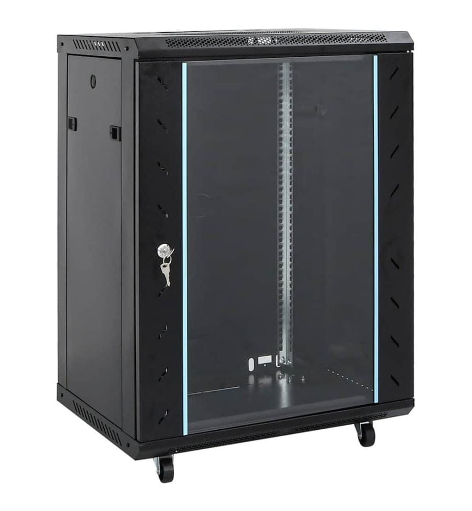 Coffret de réseau 15U 19" IP20 noir 60x45x86 cm