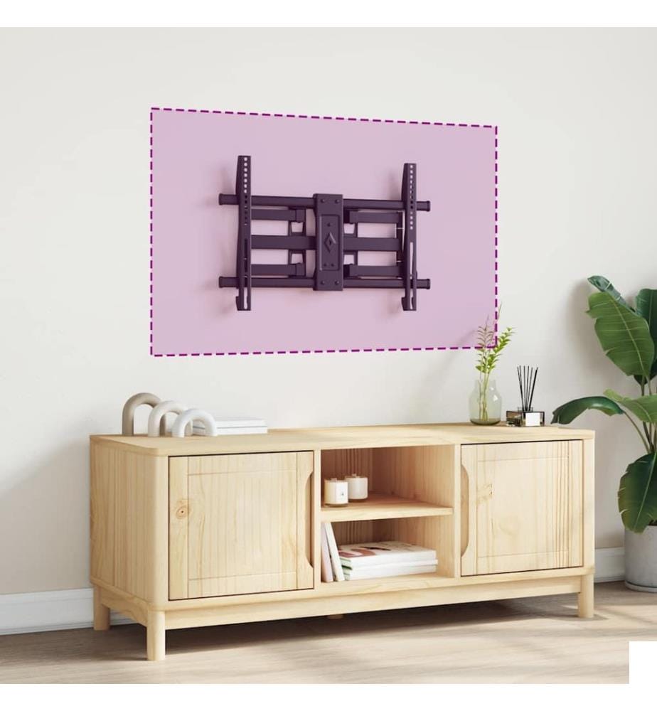 Support TV mural pour écran 37-80 pouces max VESA 600x400 mm