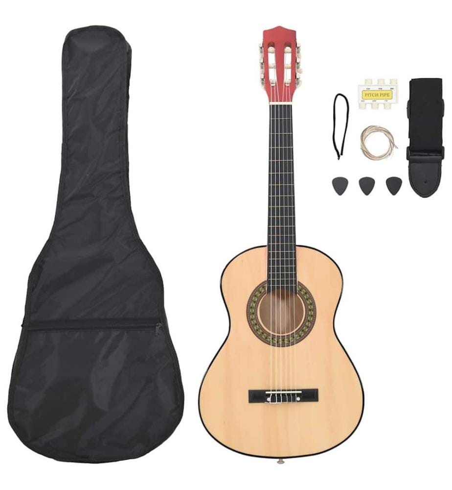 Ensemble de guitare classique débutants et enfants 8pcs 1/2 34
