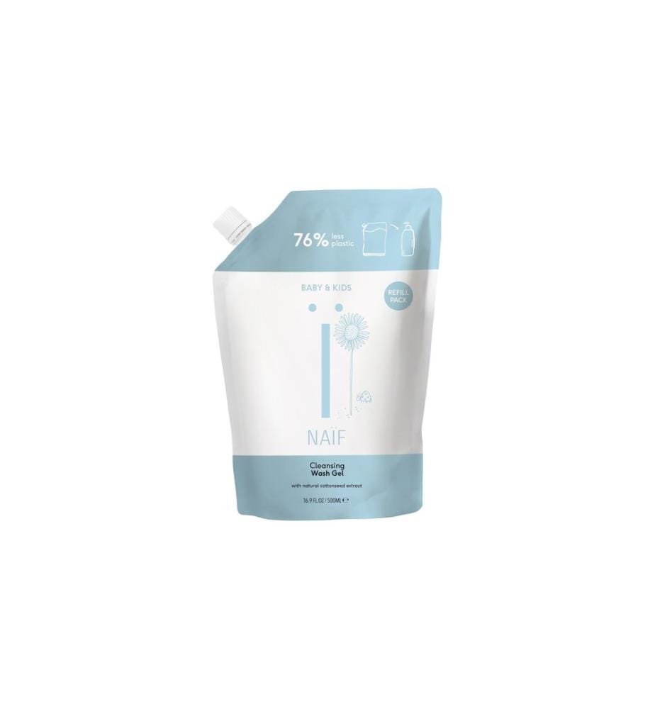 NAÏF - Cleansing Wash Gel Refill 500 ml