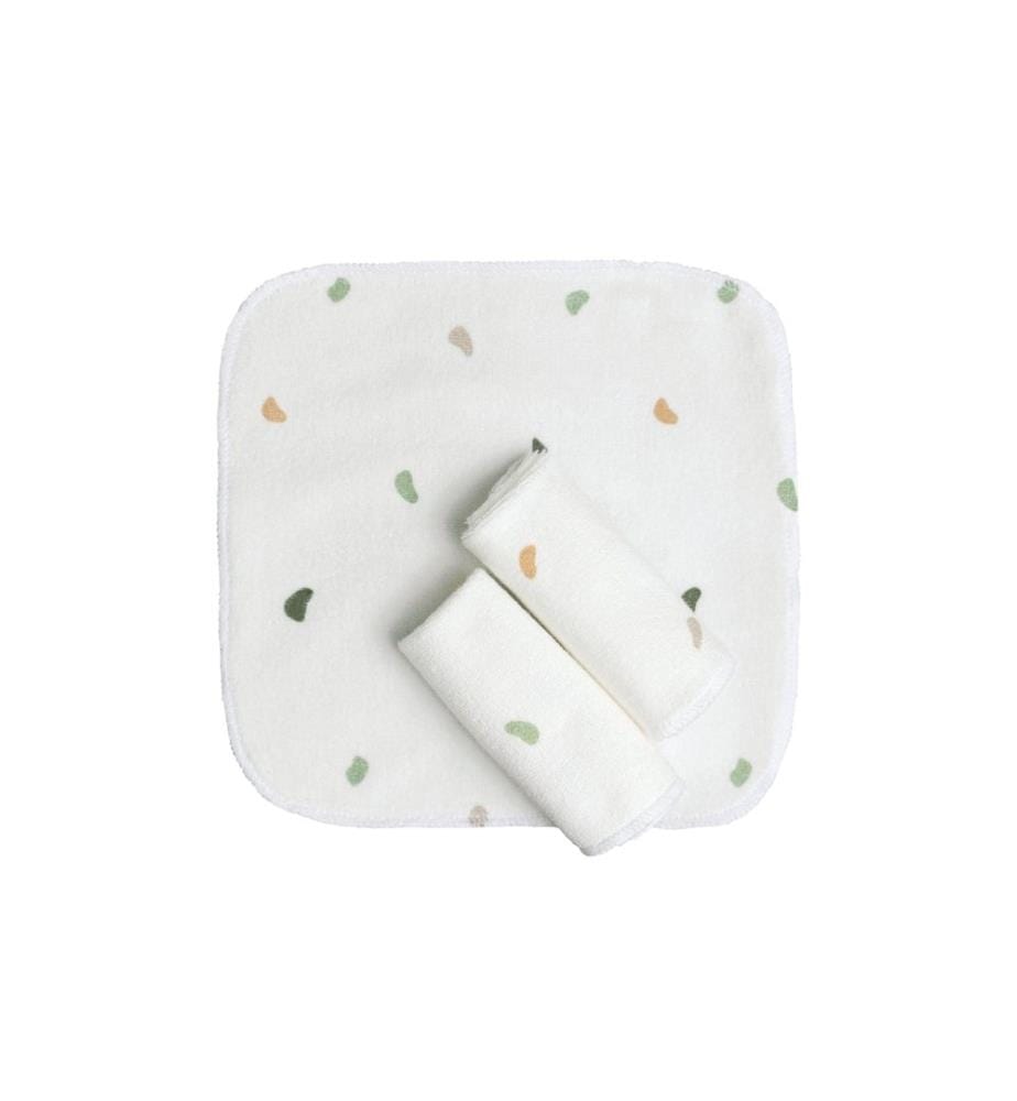 ZEWI bébé-jou Lavettes pour bébé Confetti Mix 3 pcs. 20 x 20 cm