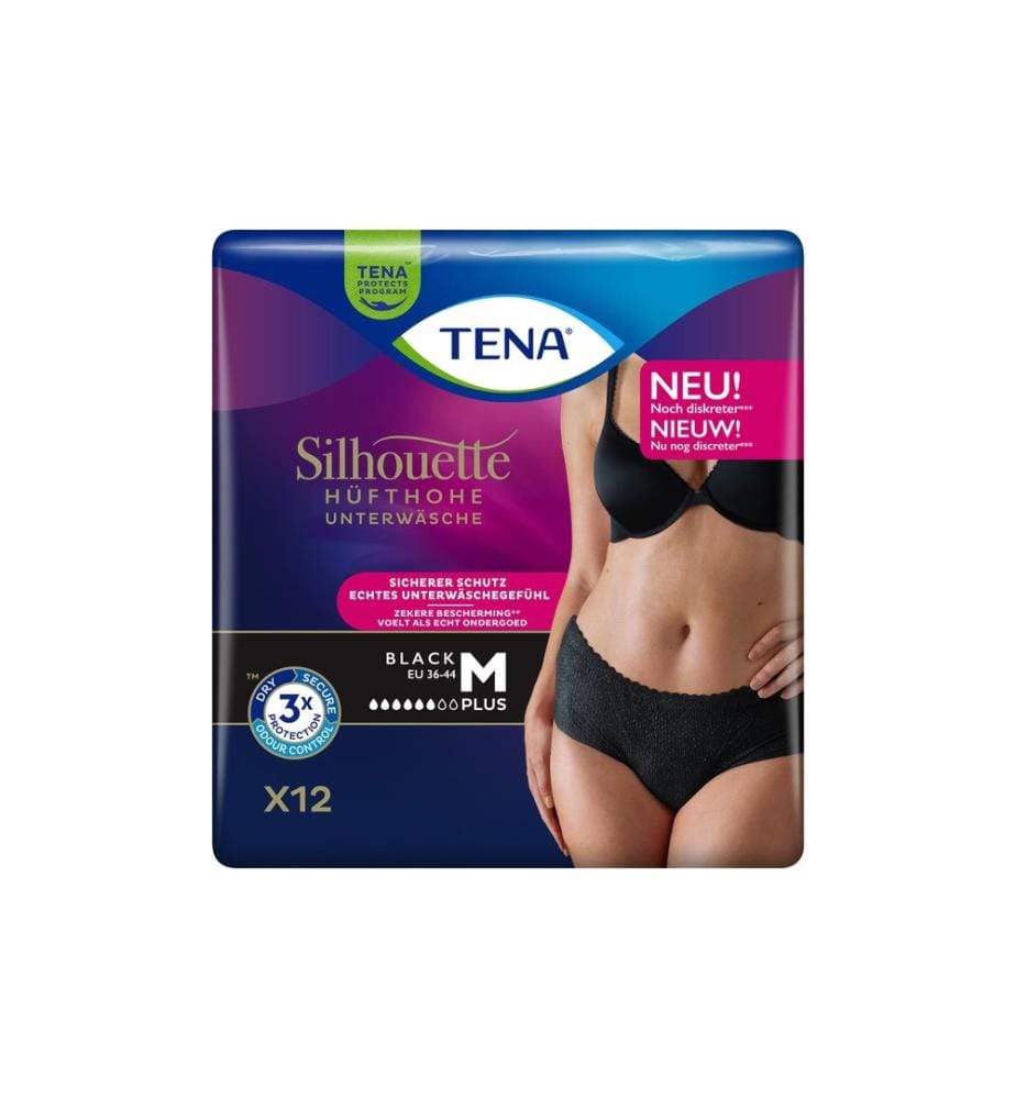 Tena - Silhouette Plus Pants Black Medium 12 Pièce/s