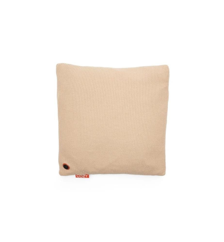 BODI-TEK - Coussin chauffant Cozy Una Strick Fonctionnement sur batterie, brun clair