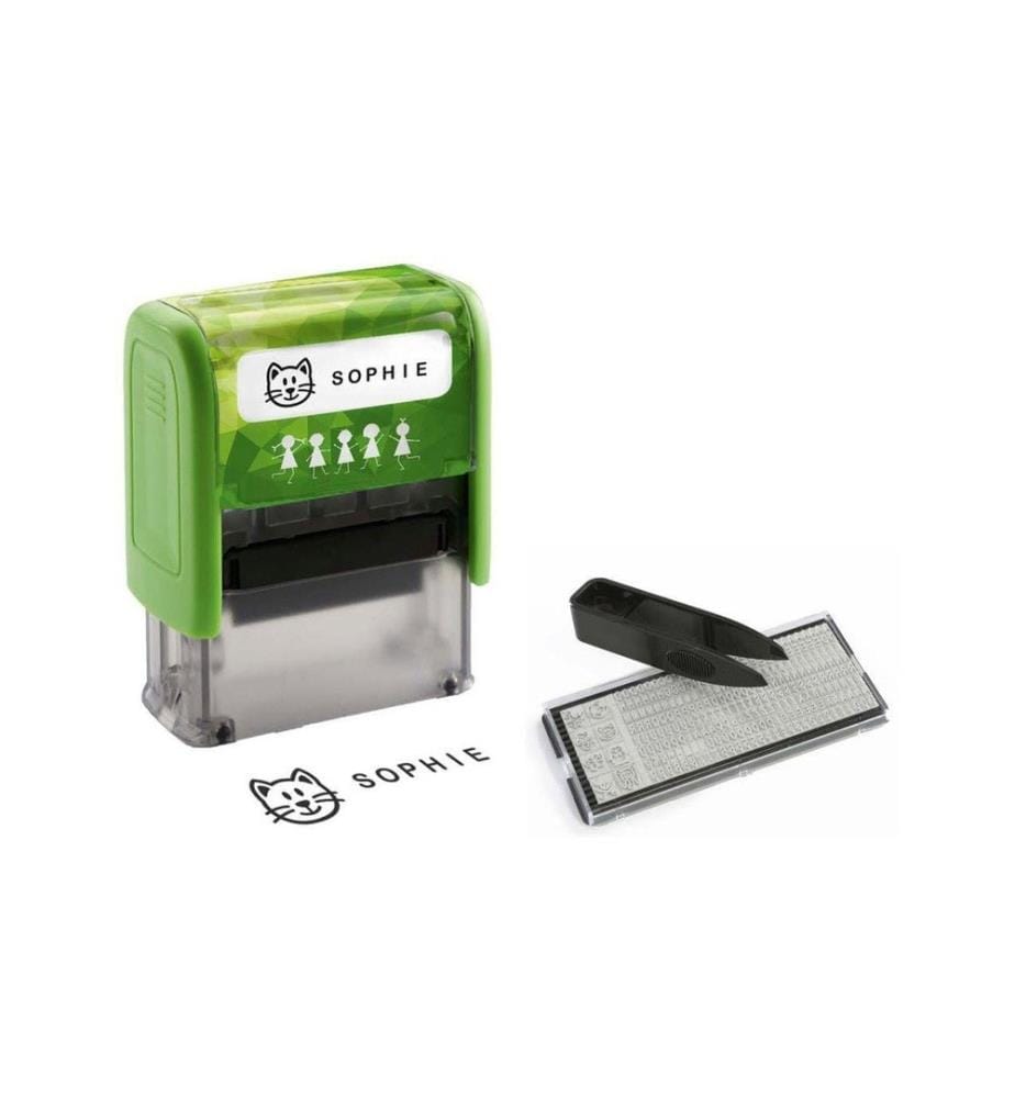 WEDO - Tampon Vos affaires 3 lignes, vert