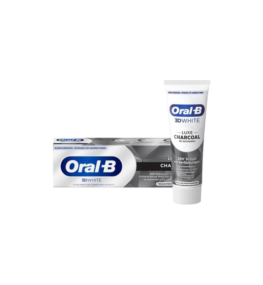 Oral-B Dentifrice 3D White Luxe Charcoal 75 ml