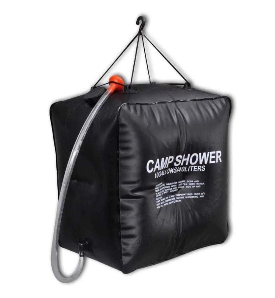 Douche solaire de camping et voyage 40 L